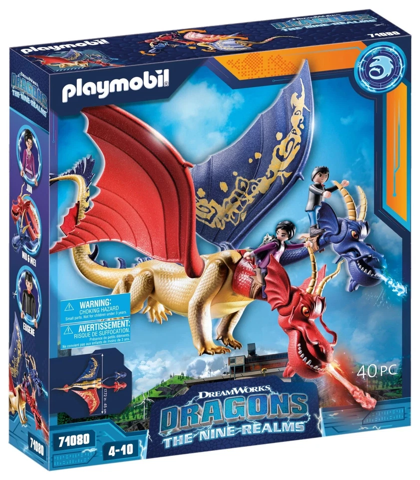 PLAYMOBIL - 71080 - Dragons Nine Realms WuWei & Jun