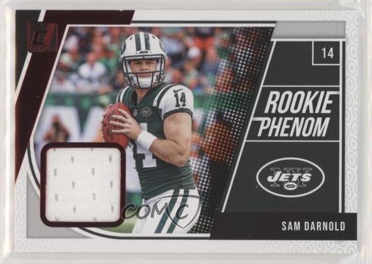 2018 Panini Donruss Rookie Phenom Jerseys Red Sam Darnold #1 15ik