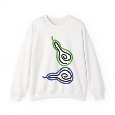 Stylish Modern Crewneck Sweatshirt with Abstract Design