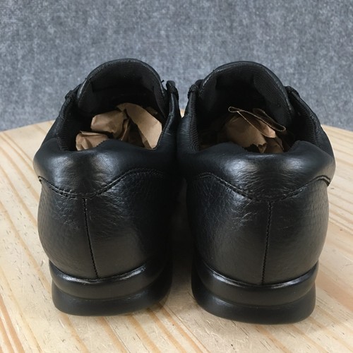 Supremes by Soft Spots Shoes Women 8 M Lace Up Sneaker Casual Leather Black NEW - Picture 9 of 16