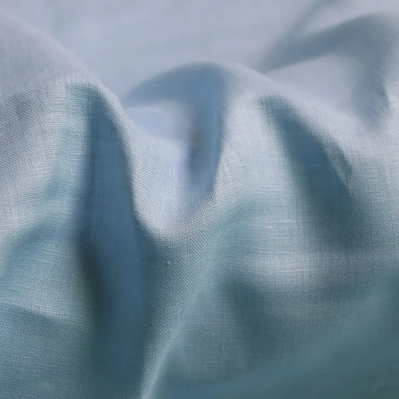 53'' Wide By Yard Solid Pure Linen Material Elegant Clothing Fabric Linen Flax - Image 3 of 4