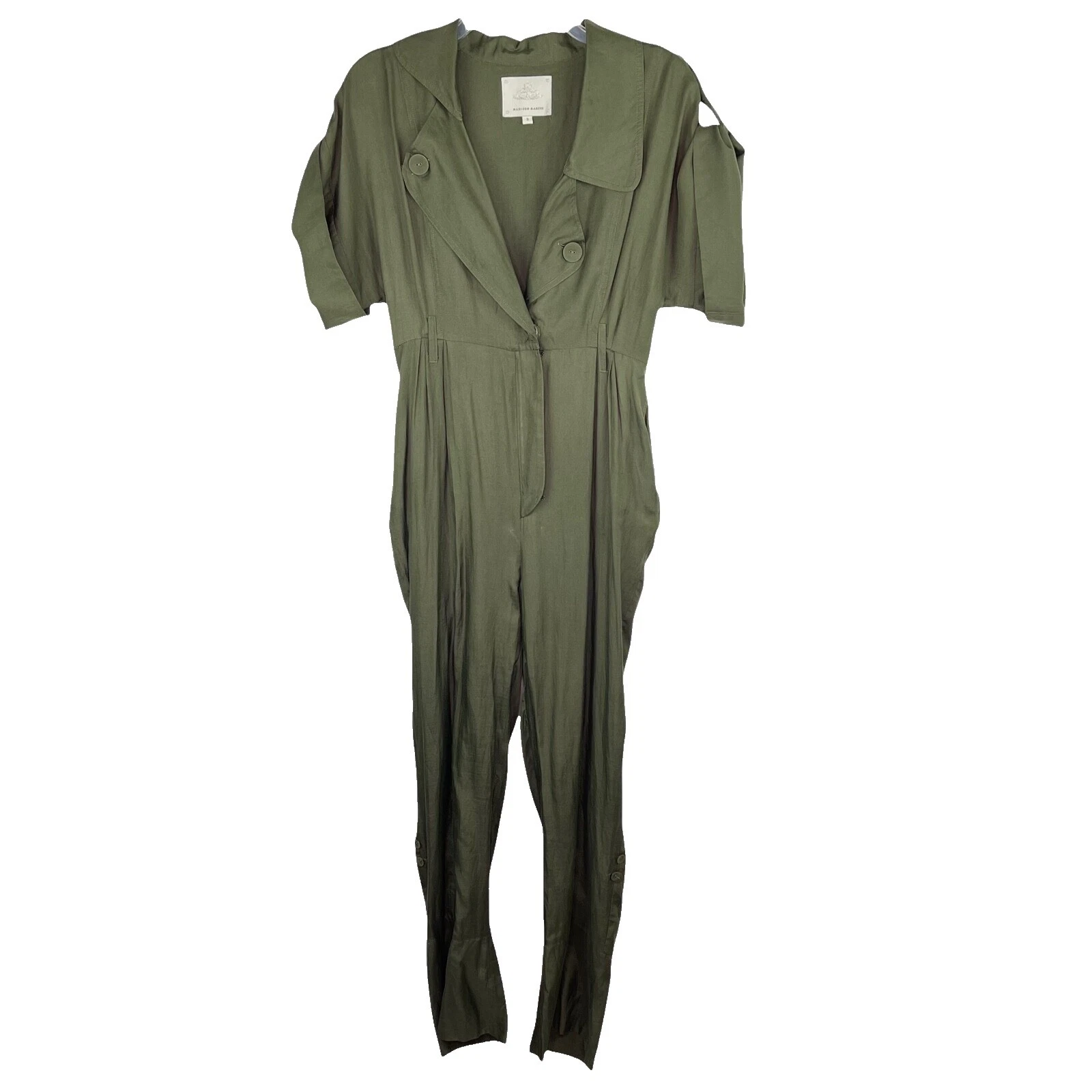 Silk Blend Solid Regular Size S Jumpsuits & Rompers for Women