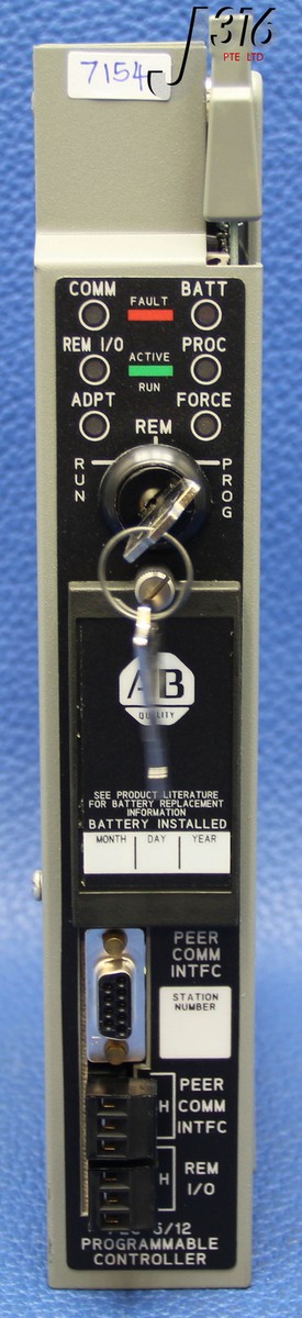が 7154 ALLEN-BRADLEY PLC-5/12 PROCESSOR MODULE 1785-LT3 A | eBay