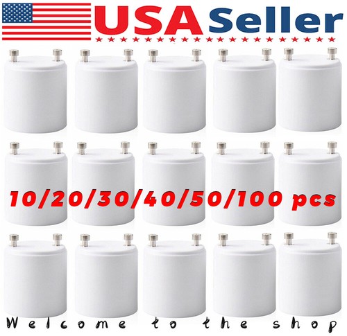 GU24 To E27 /E26 Screw LED Light Lamp Bulb Base Adapter Socket Converter Adaptor - 第 1/12 張圖片