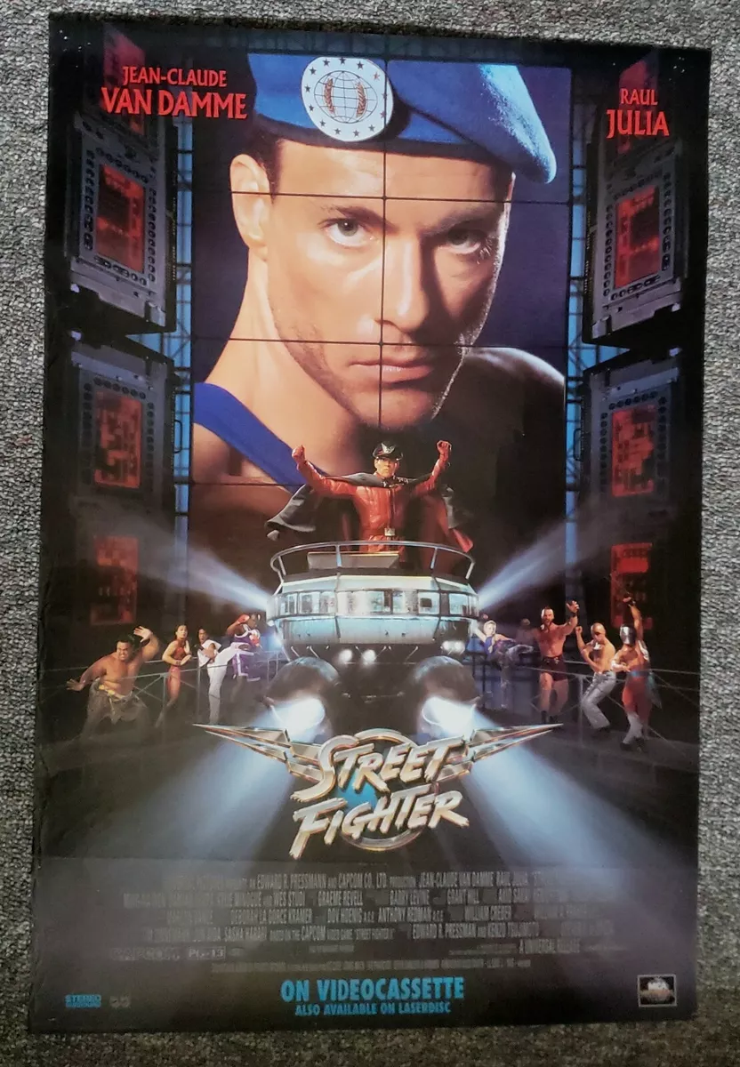 Street Fighter 1994 Jean-Claude Van Damme Capcom Game RAP Video PROMO  Poster