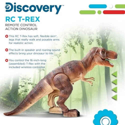RC T-Rex Action Dinosaur Robot Toy, Wireless Controller & Motion Activated - Picture 3 of 6