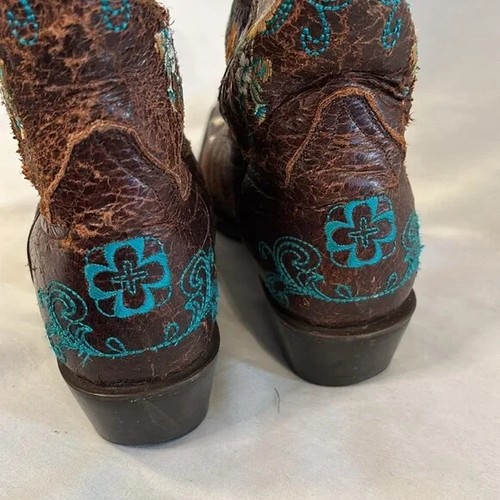 Macie Bean Western Boots Cowboy Never Promised You a Rose Garden Size 7.5 Floral - Picture 5 of 8