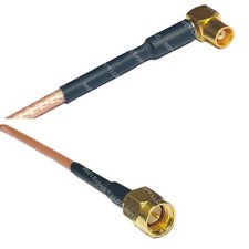 RG316 MCX FEMALE ANGLE to SMA MALE RF Cable Rapid-SHIP LOT