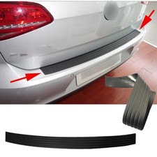 Universal Rear Bumper Protection Rubber Strip Anti-scratch Door Sill Guard Black