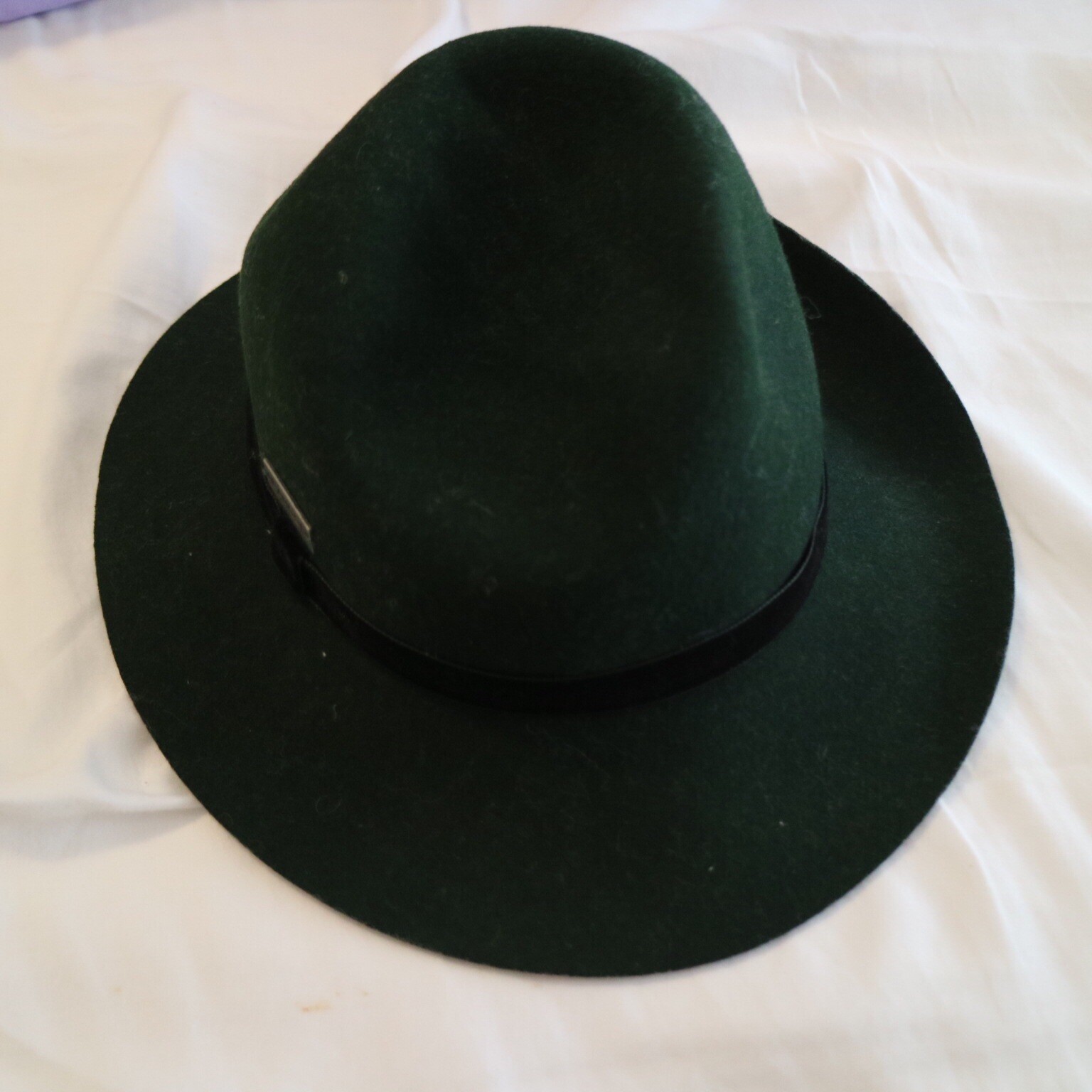 Designer Kangol Green Fedora Hat Size 