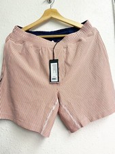 Rhone 7" SEERSUCKER JERSEY MAKO SHORT - UNLINED Mens Medium New With Tags