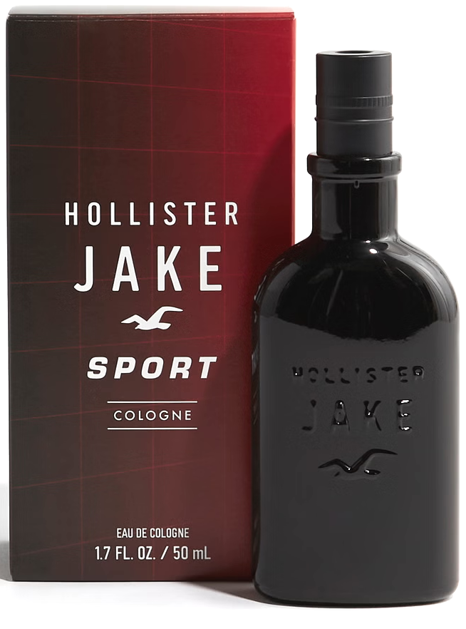Hollister Jake Sport Eau De Cologne Spray 1.7 Oz 50 ML for Men New