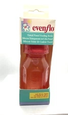 VTG Vintage 1995 Evenflo Tinted Pastel Plastic Baby Bottle 4oz Silicone rare
