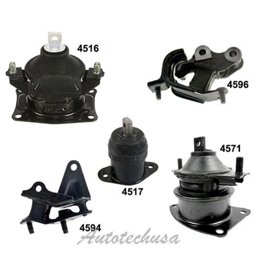 Motor Motor y transmisión. Juego de montaje para Acura TSX 2004-2008 2,4 L 5 piezas manual M1013 Foto 2 de 3