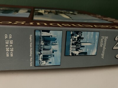 2*1000 Piece Jigsaw Puzzle Ravensburger New York Very Rare Puzzle