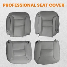 Driver Passenger Bottom Top Leather Seat Cover For Yukon 1995 1996 1997 1998-99
