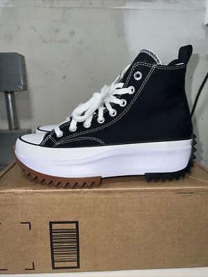 Converse Unisex Run Star Hike 166800C Black Casual Shoes Sneakers Size 7 Mens