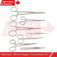 7 Pcs Veterinary Minor Surgery Instruments Kit Surgical Dissection Tools DS-2097