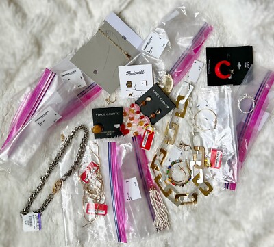 New NWT Broken Jewelry Lot 20+ Pieces From Nordstrom Most With Tags