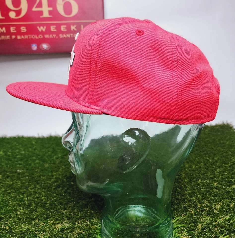49ers RARO Reebok San Francisco BIG SF NFL Snapback Gorra Gorra De Colección Vida de Almacenamiento Foto 3 de 4