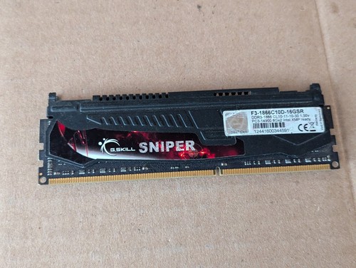 G.SKILL SNIPER F3-1866C10D-16GSR 8GB PC3-14900 MEMORY RAM A3-9(15) - Picture 2 of 5