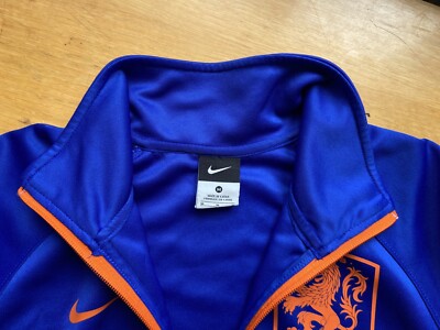 NETHERLANDS 2014 2015 AWAY FOOTBALL SOCCER TRACK JACKET NIKE sz M