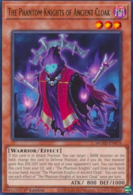 1X NM The Phantom Knights of Ancient Cloak - MGED-EN078 - Rare 1st Edition
