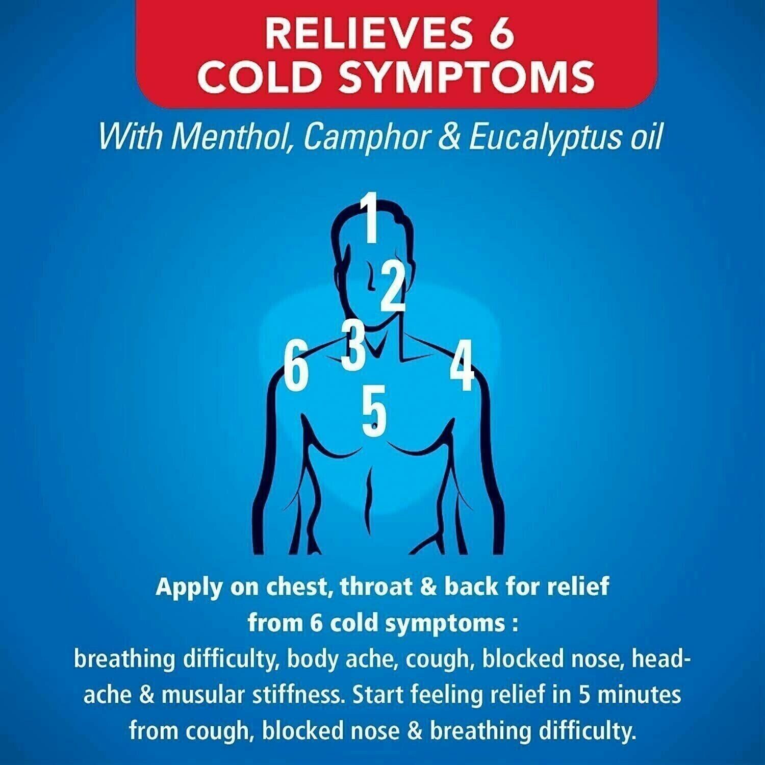 Vicks VapoRub Xtra Strong For Cough Cold Runny Nose & Headache 25 ml