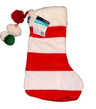 Medias de Navidad Frisco Pet felpa masticable pompón nuevo con etiquetas vacaciones 16 X 9