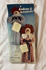 NOS VTG Rag Doll Kit Dish Towel Raggedy Ann Dishtowel Wimpole Street Creations