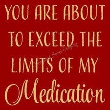 REUSABLE  STENCIL 9366 U 12"x12" YOU ARE ABOUT TO EXCEED - MYLAR SIGN STENCILS