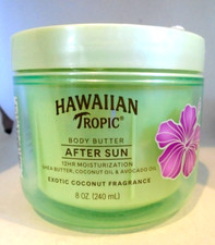 Hawaiian Tropic After Sun Lotion Moisturizer Body Butter with Coconut oil 8 oz