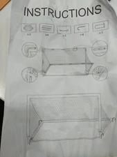 WHDZ soccer goalie net for kids (2pack)