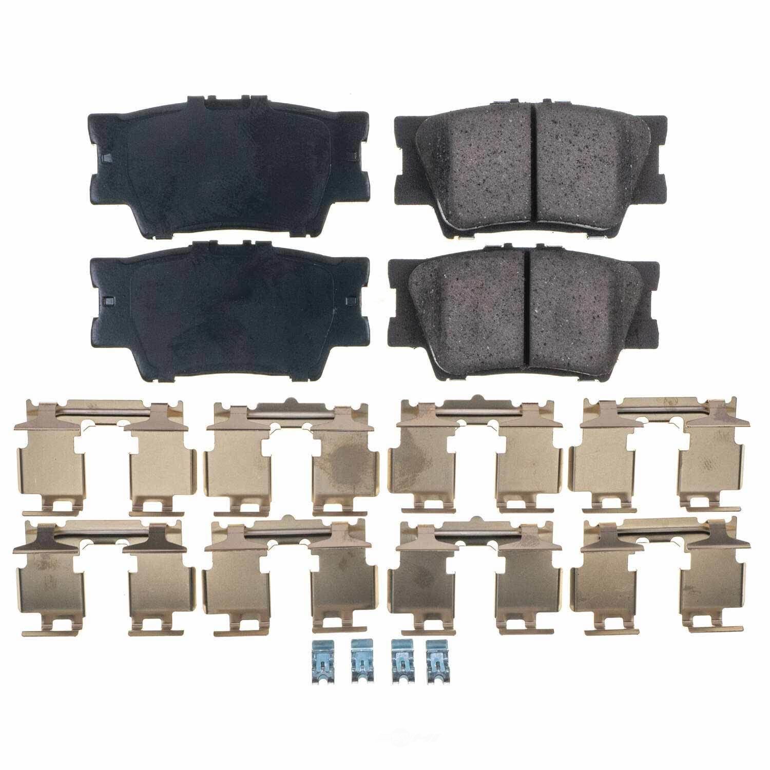 Disc+Brake+Pad+SetRear+Z17+LowDust+Ceramic+Brake+Pads+with+Hardware