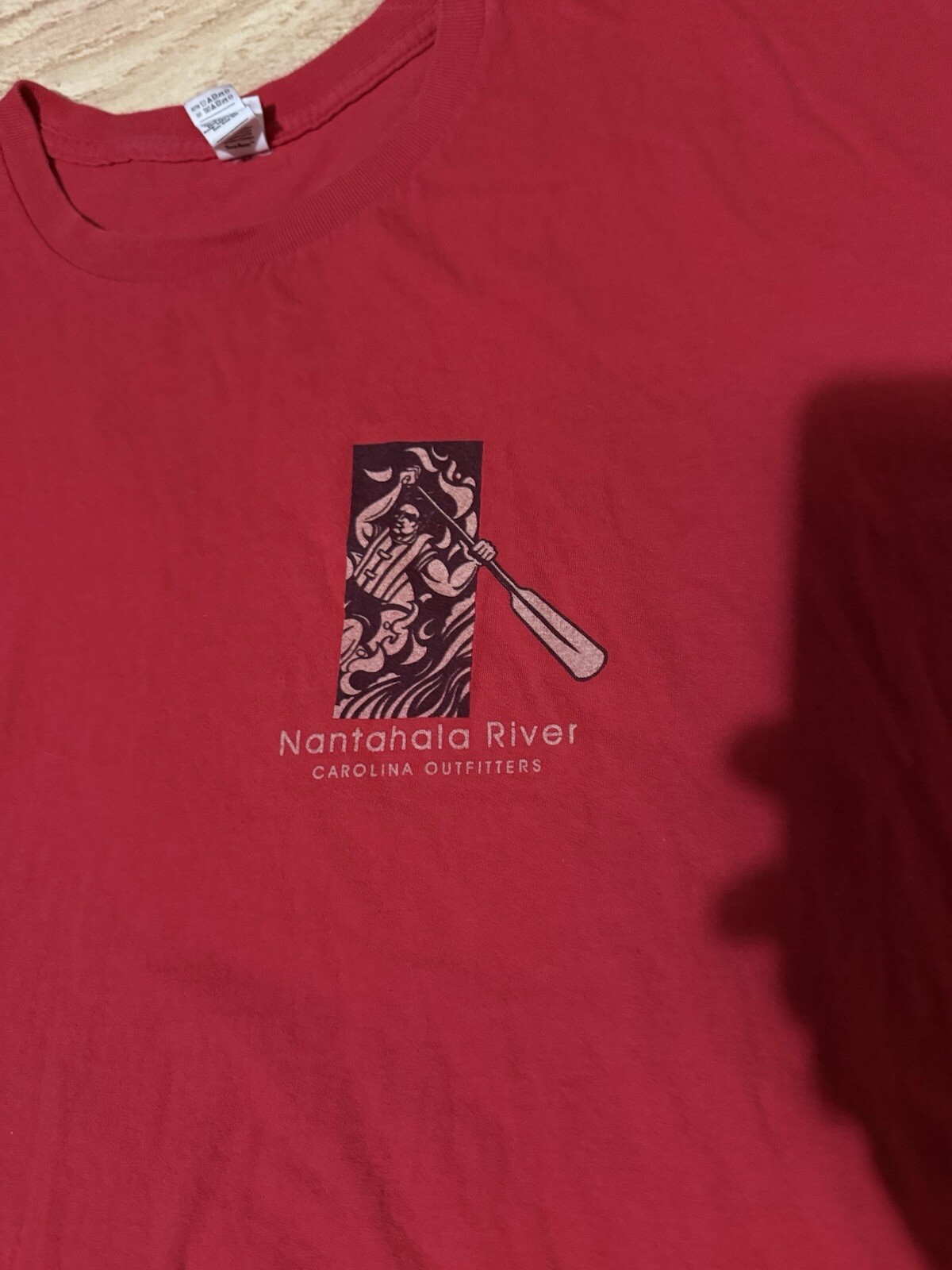 FILA Vintage Nantahla River Carolina Outfitters citazione barca a remi taglia 2XL incudine 2002