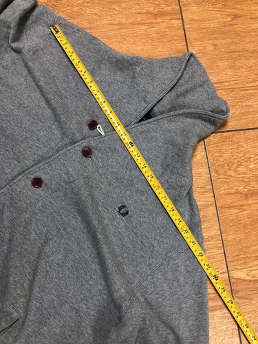 FRED PERRY Cardigan Jumper Sweater Gray Cotton Size 2XL Womens Girls - Picture 8 of 15