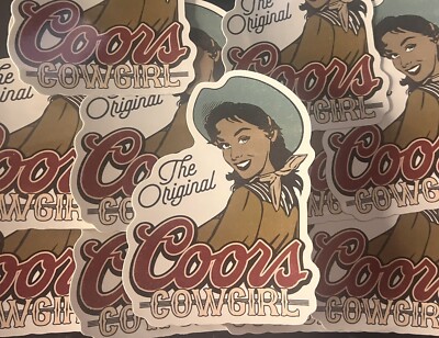 Coors Rodeo Sticker Coors Rodeo Cowgirl Sticker | eBay