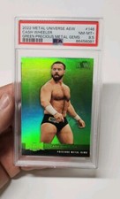 2022 Upper Deck Skybox Metal Universe AEW PMG Green Dash Wilder #146 PSA 8.5 