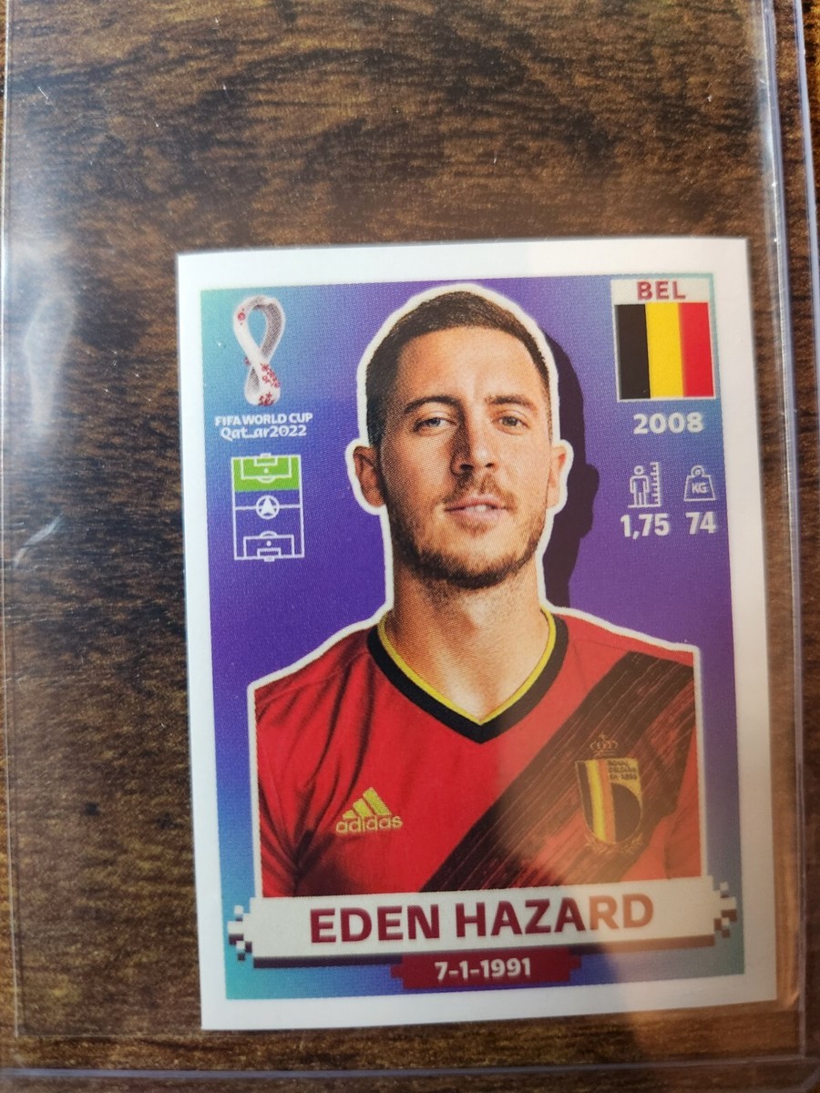 2022 Panini FIFA World Cup USA Stickers- Eden Hazard #BEL 18
