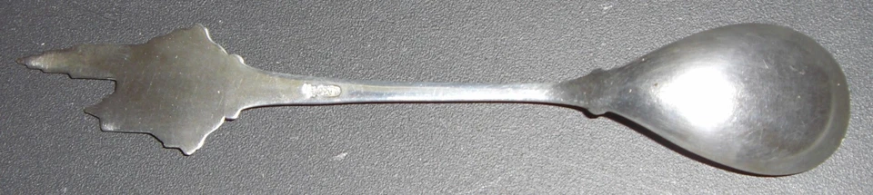 Cuchara de plata vintage de colección Amberes Bélgica A835 Foto 4 de 4