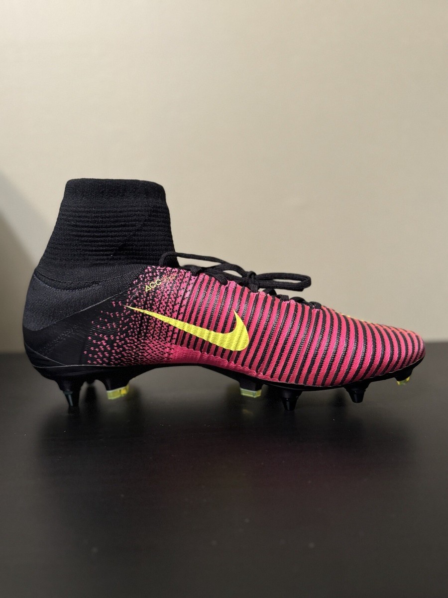 Nike Mercurial Men's Size 12.5 Superfly V SG Crimson Black