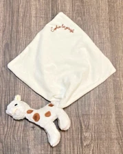 Sophie La Girafe Cherie Cream Soft Baby Blanket Security Lovey Comforter DouDou