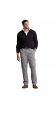 Polo Ralph Lauren Men's Stretch Classic-Fit Chino Pants - Soft Grey, 50Bx30