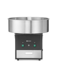 HENDI Zuckerwattemaschine -mit Edelstahl-Sch&uuml;ssel & praktischer Schublade, schwa