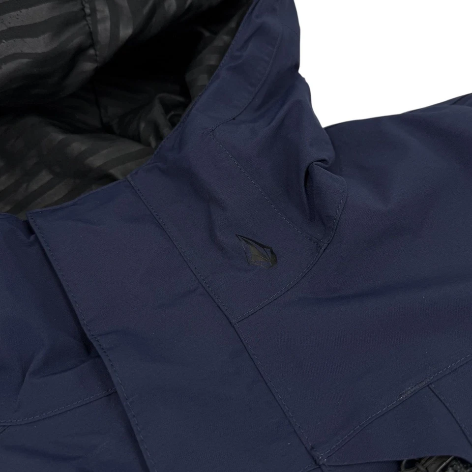 Volcom Men's L Gore-Tex Snowboarding Jacket Shell Navy Blue XL - Image 3 of 4
