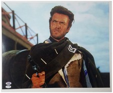 Clint Eastwood Signed The Good The Bad The Ugly 16x20 Photo PSA LOA