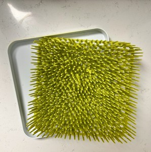 Boon Grass Baby Bottle Drying Rack Green White Detachable Drip Tray Standalone