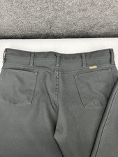 VTG 80s Wrangler Black Cowboycore Cut Original Fit Jeans 36x30 See Pics