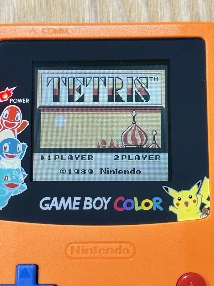 Nintendo Game Boy Color Custom Pokémon Center Style Orange Console Tested Japan - Image 3 of 4