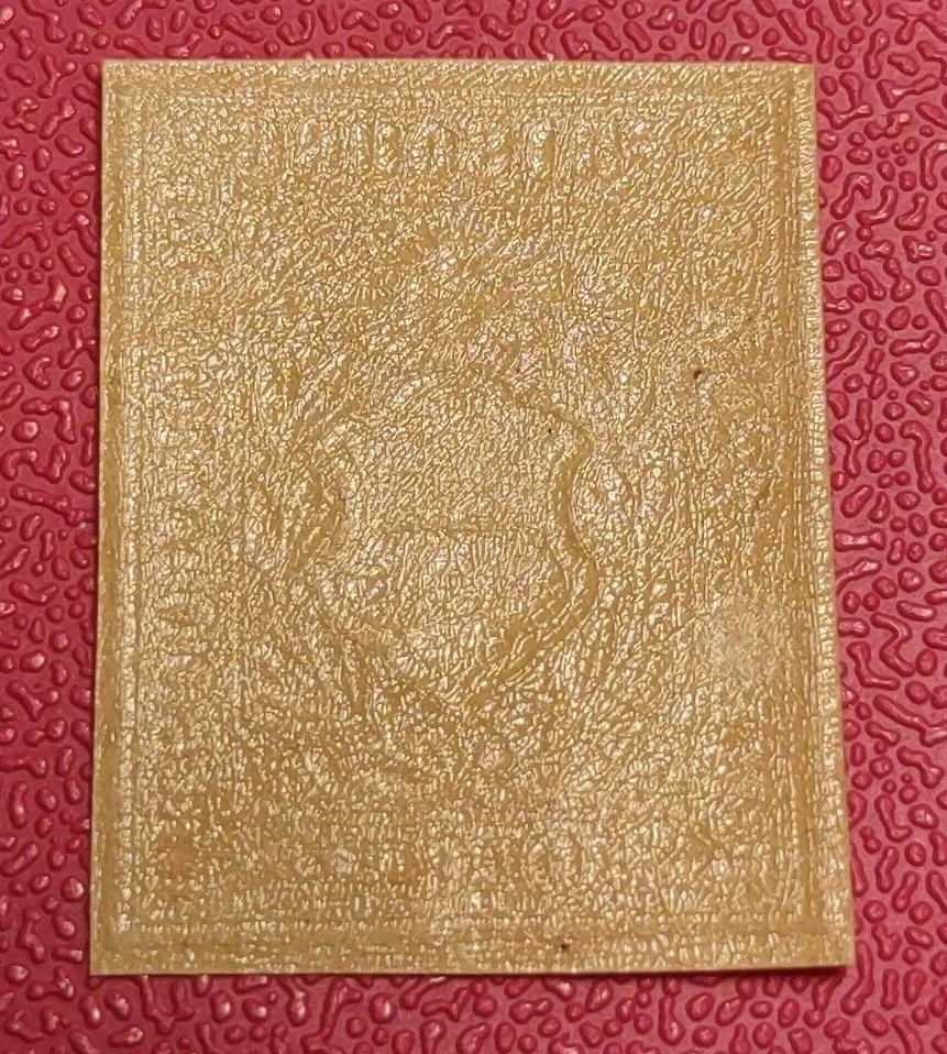 Suiza 1862, Fiscal, 30crMOG en relieve (0611_16) Foto 2 de 2